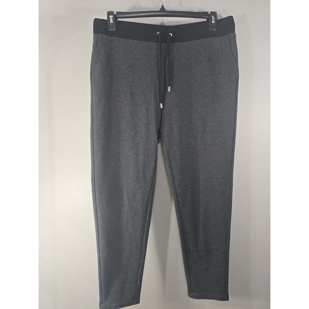 L-RL Ralph Lauren Sweatpants Gray Large Active Wear Pockets Straight Leg AG
